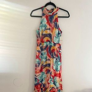 Tahari ASL Tie Neck Dress NWT 4